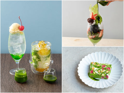 2023春夏の新作メニューが登場!ごちそうMATCHAドリンク2種と新作パフェ、オリジナルアイスケーキをぜひお試しください